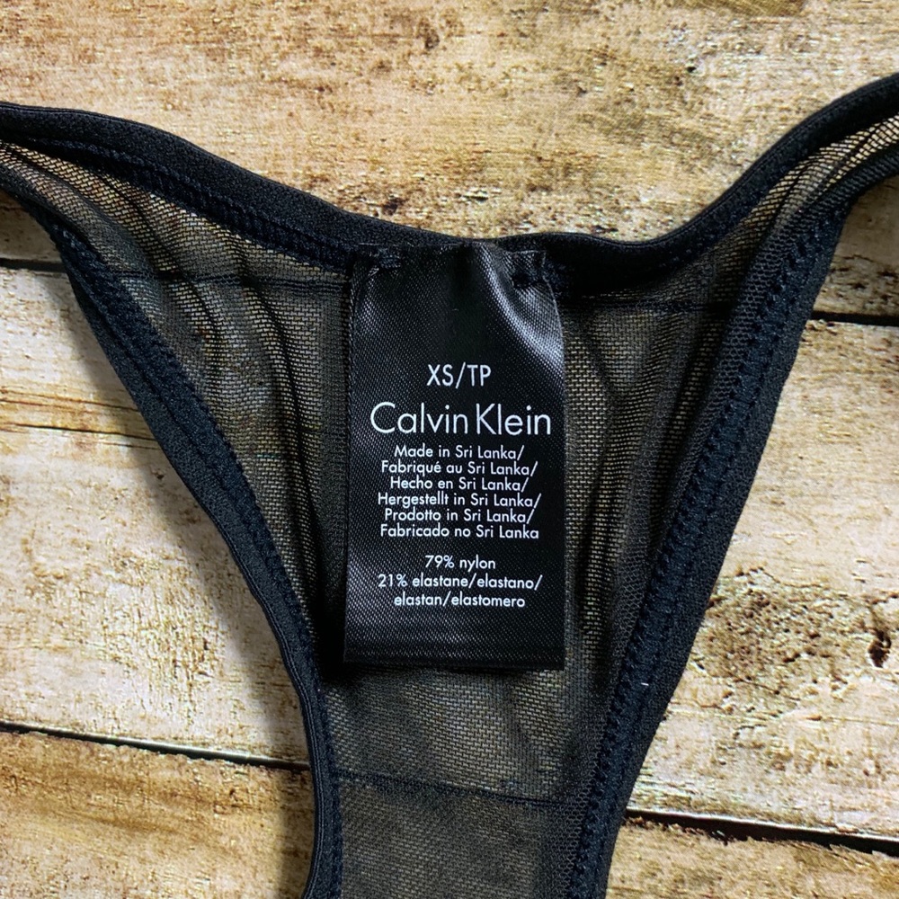 sold // CALVIN KLEIN CENSORED BRALETTE - Picture 3 of 3
